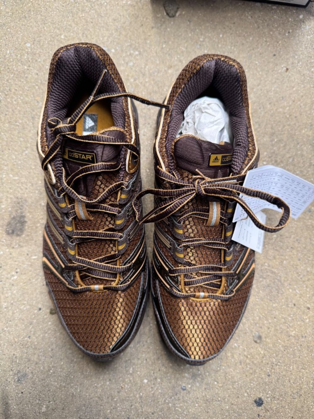 ADIDAS - SIZE 7.5 - BROWN - ADISTAR CONTROL 5 SHOES - BRAND NEW - Picture 4 of 7